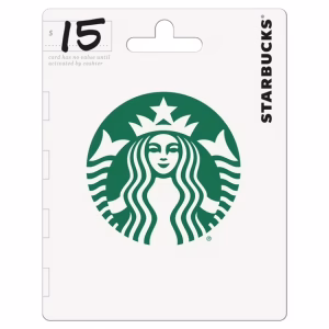 Starbucks $15 Gift Card