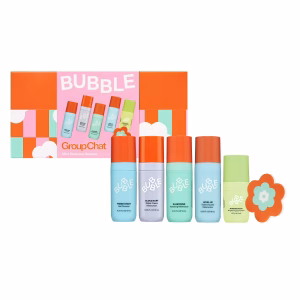 Bubble Skincare Group Chat Mini Routine 6-Piece Set, Includes Fresh Start 10ml