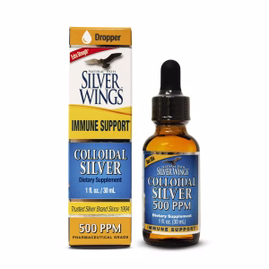 Natural Path Silver Wings Colloidal Silver - Extra Strength Liquid Immune Support Supplement